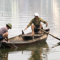 Remontée des filets au Lac de l'Ouest