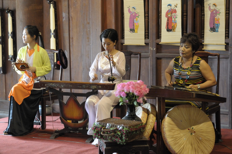Concert de musique traditionnelle (Temple de la Littérature)