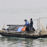 En route vers le lieu de pêche