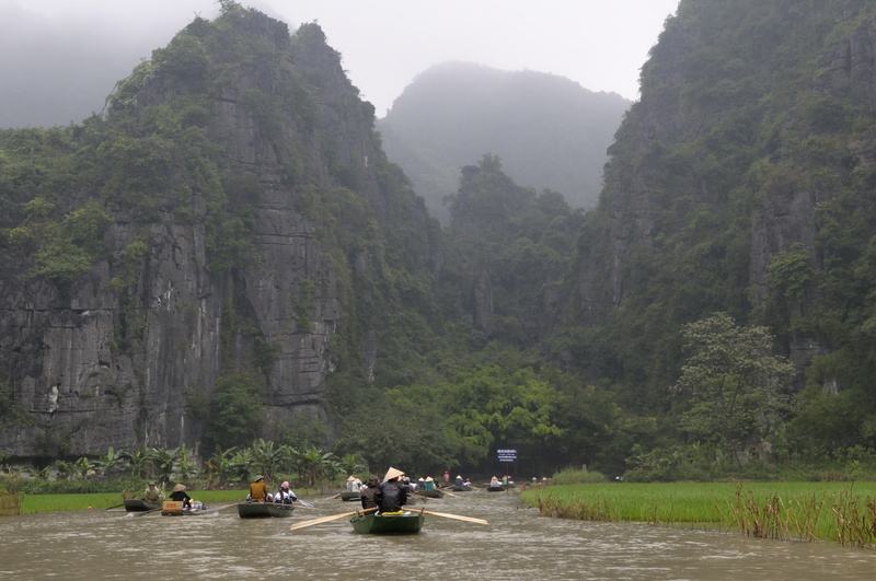 Une petite pluie estompe le paysage