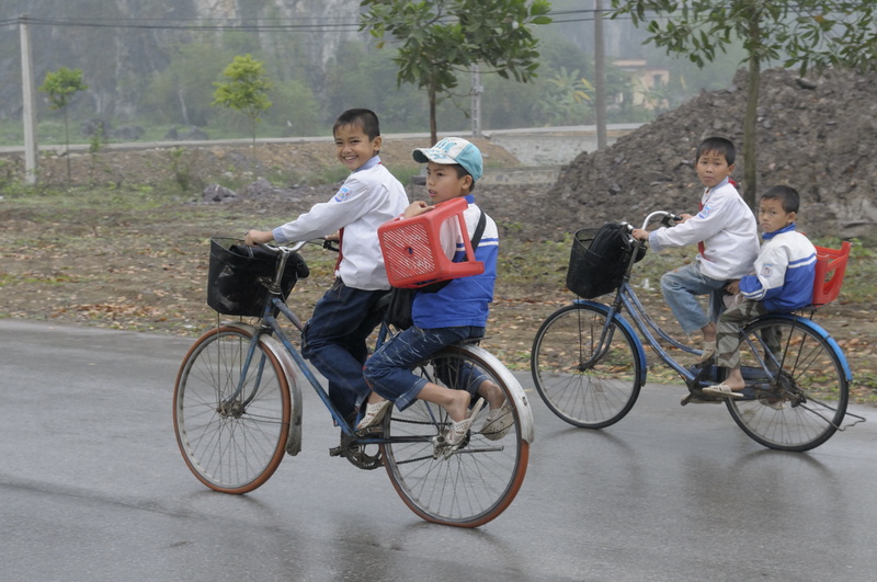 En route vers le Temple de Jade (Bich Dong)