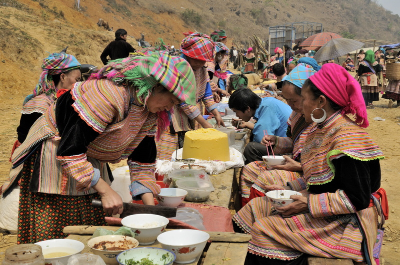 Un petit réconfort ne fait pas de mal après le marché