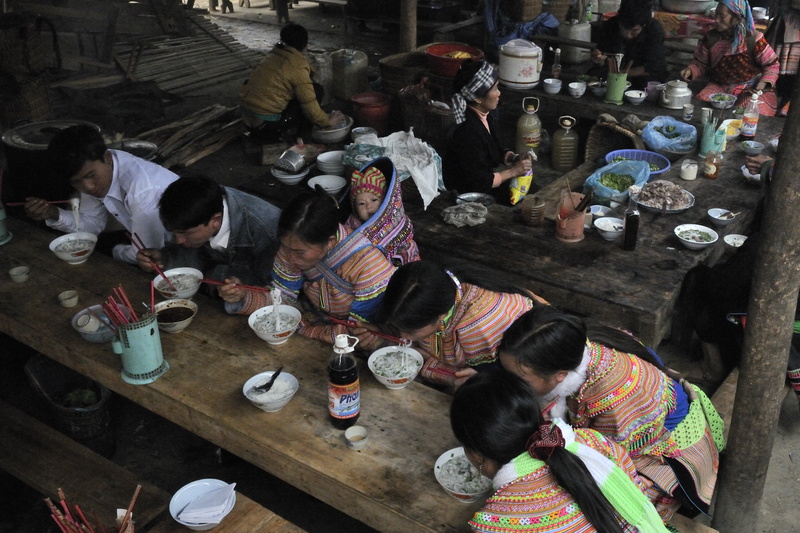 Se pencher évite les tâches !